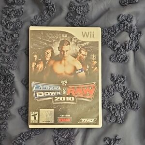 Nintendo Wii WWE SmackDown vs. Raw 2010 - Black and Red